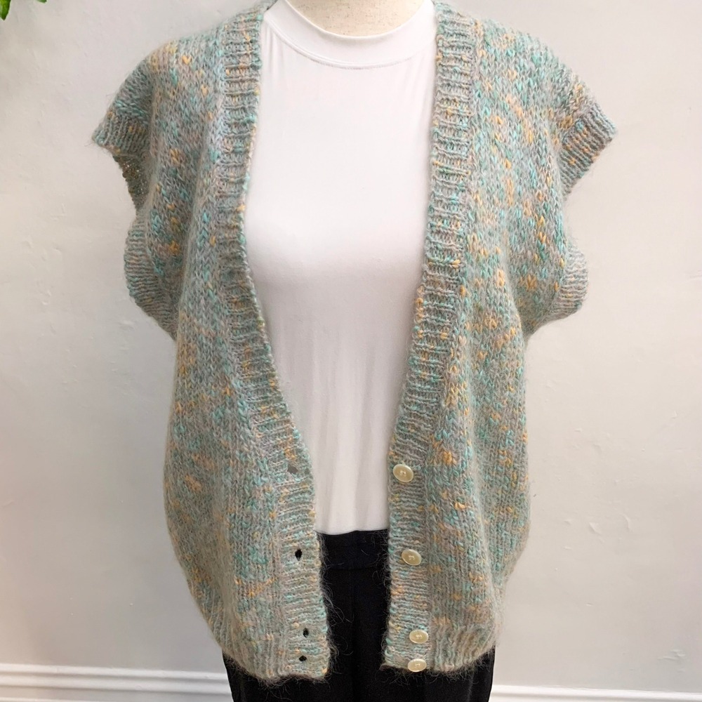 Vintage Mohair Fuzzy Sweater Vest